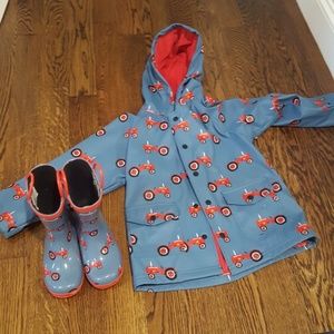 Hatley rain jacket and matching boots